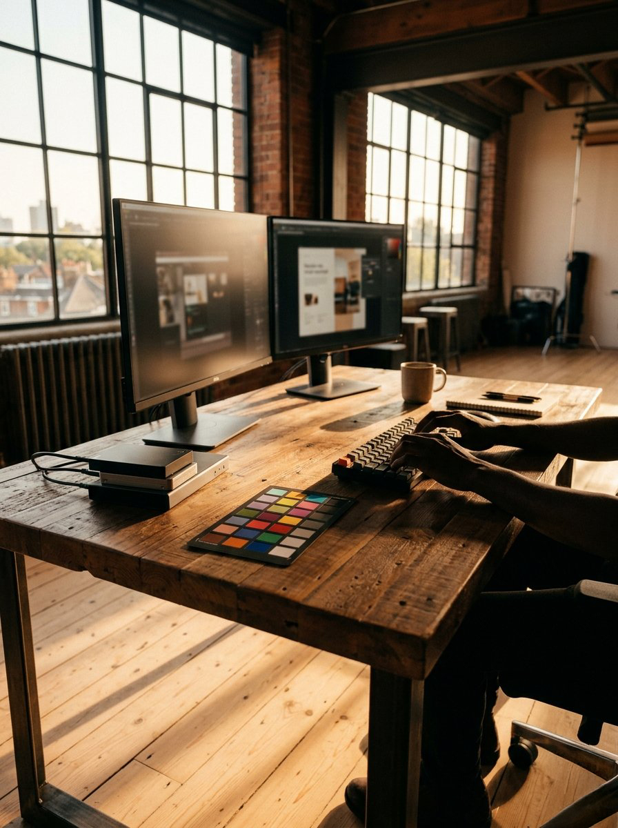 Creative studio work